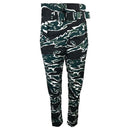 Дамски камуфлажен панталон с висока талия G-STAR, със странични джобове и задни Закопчаване с колан, копчета и цип. 