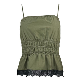 Дамски топ Noisy May в зелен цвят - 0