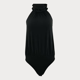 Дамско черно боди Kendall+Kylie