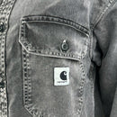 Дамско черно дънково яке Carhartt-4