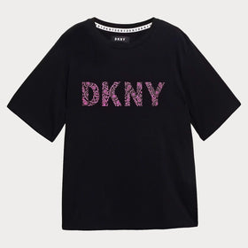 Горнище на пижама с къси ръкави DKNY