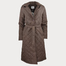 Дамско дълго яке ONLY в кафяво-1