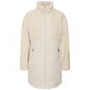 Дамско палто в бежаво-бял цвят Vero Moda. С висока яка и закопчаване с цип.