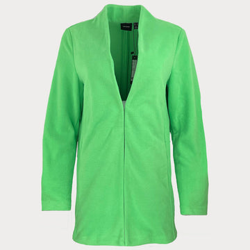 Дамско преходно палто Vero Moda в зелен цвят, закопчаване със скрито копче в размер M