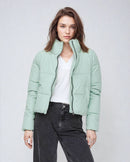 Дамско зелено късо яке Only-3