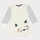 Детски дълъг суитшърт за момиче Boboli-1