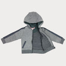 Суитшърт с цип и качулка за момче Boboli-3