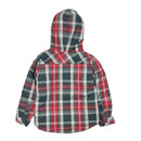 Детско карирано яке с качулка Boboli-3