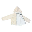 Бяло пухено яке за момиче Boboli-3
