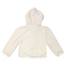 Бяло пухено яке за момиче Boboli-4
