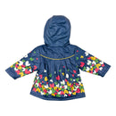 Яке с качулка за момиче Boboli-3