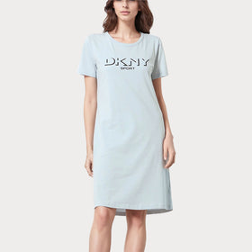 Дамска рокля с къс ръкав DKNY - 0