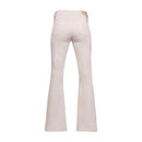 Разкроени дамски дънки с висока талия в розово-2