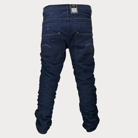 Мъжки дънки с набрани крачоли G-STAR Staq в тъмно синьо - 0