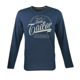 Мъжка блуза Tom Tailor с принт отпред - 0