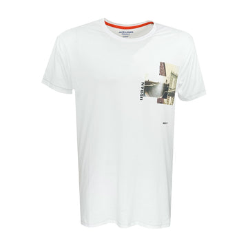 Мъжка тениска Jack&Jones с принт - 0