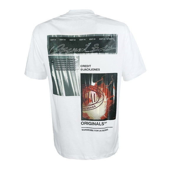 Мъжка бяла тениска Jack&Jones Originals