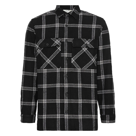 Мъжка черна риза Jack&Jones Originals