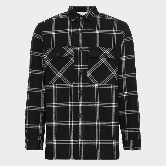 Мъжка черна риза Jack&Jones Originals