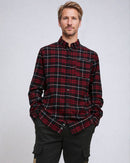 Мъжка червена карирана риза Jack&Jones Core-3