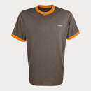 Мъжка тениска Jack&Jones в кафяво-1