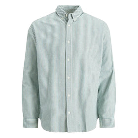 Мъжка риза Jack&Jones Core в зелено - 0