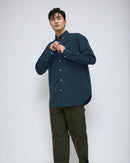 Мъжка риза Jack&Jones в тъмно синьо-4