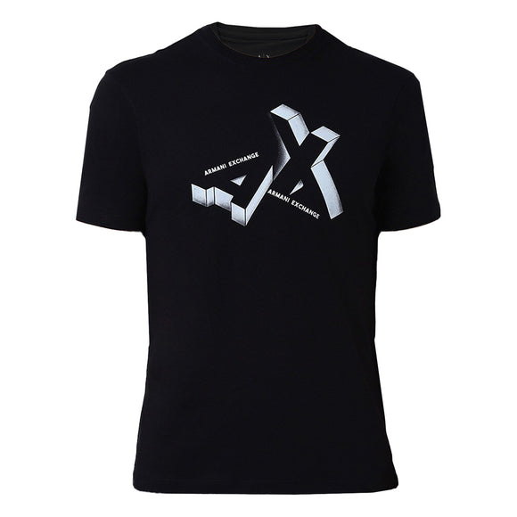 Мъжка черна тениска Armani Exchange