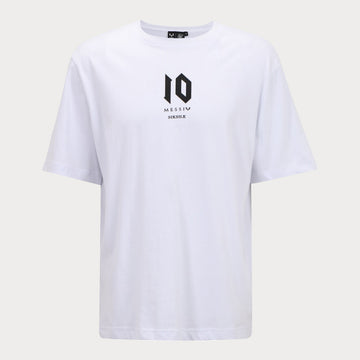 Мъжка бяла тениска SikSilk Oversized