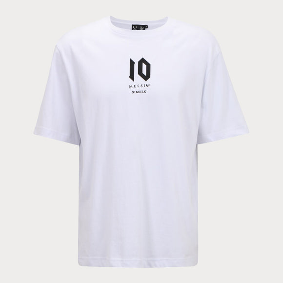 Мъжка бяла тениска SikSilk Oversized