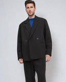 Мъжки блейзър Jack&Jones Originals Oversized в черно-3