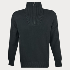 Мъжки плетен пуловер с поло яка Jack&Jones