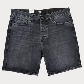 Мъжки къси дънки в черно