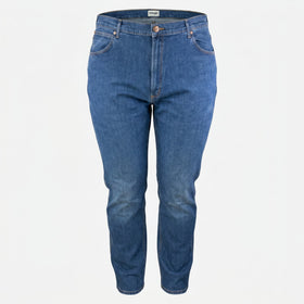 Мъжки прави дънки Wrangler в синьо