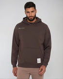 Мъжки кафяв суичър с качулка Jack&Jones-3