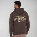 Мъжки кафяв суичър с качулка Jack&Jones-4