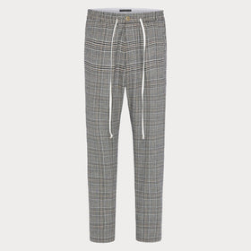 Мъжки кариран панталон тип jogger DRYKORN