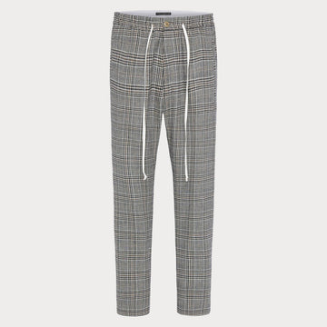 Мъжки кариран панталон тип jogger DRYKORN