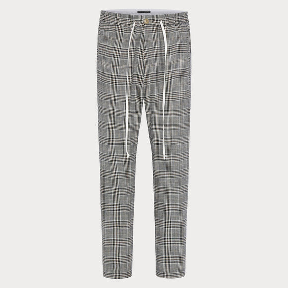 Мъжки кариран панталон тип jogger DRYKORN