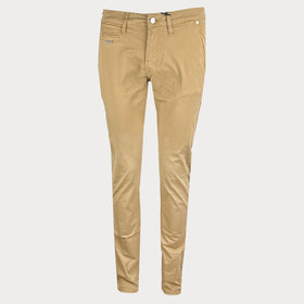 Мъжки спортно елегантен панталон в бежово