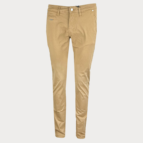 Мъжки спортно елегантен панталон в бежово