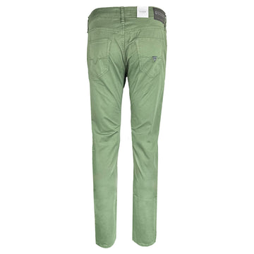 Мъжки спортно елегантен панталон в зелено - 0