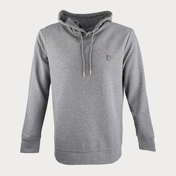 Мъжки суичър с качулка Jack&Jones в сиво - 0