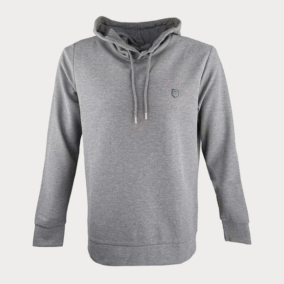 Мъжки суичър с качулка Jack&Jones в сиво