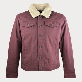 Мъжко преходно яке Jack&Jones в тъмно червено