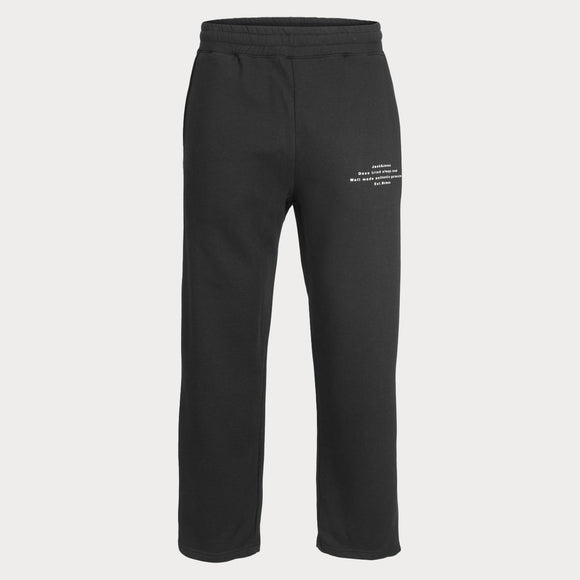 Мъжко черно спортно долнище Jack&Jones