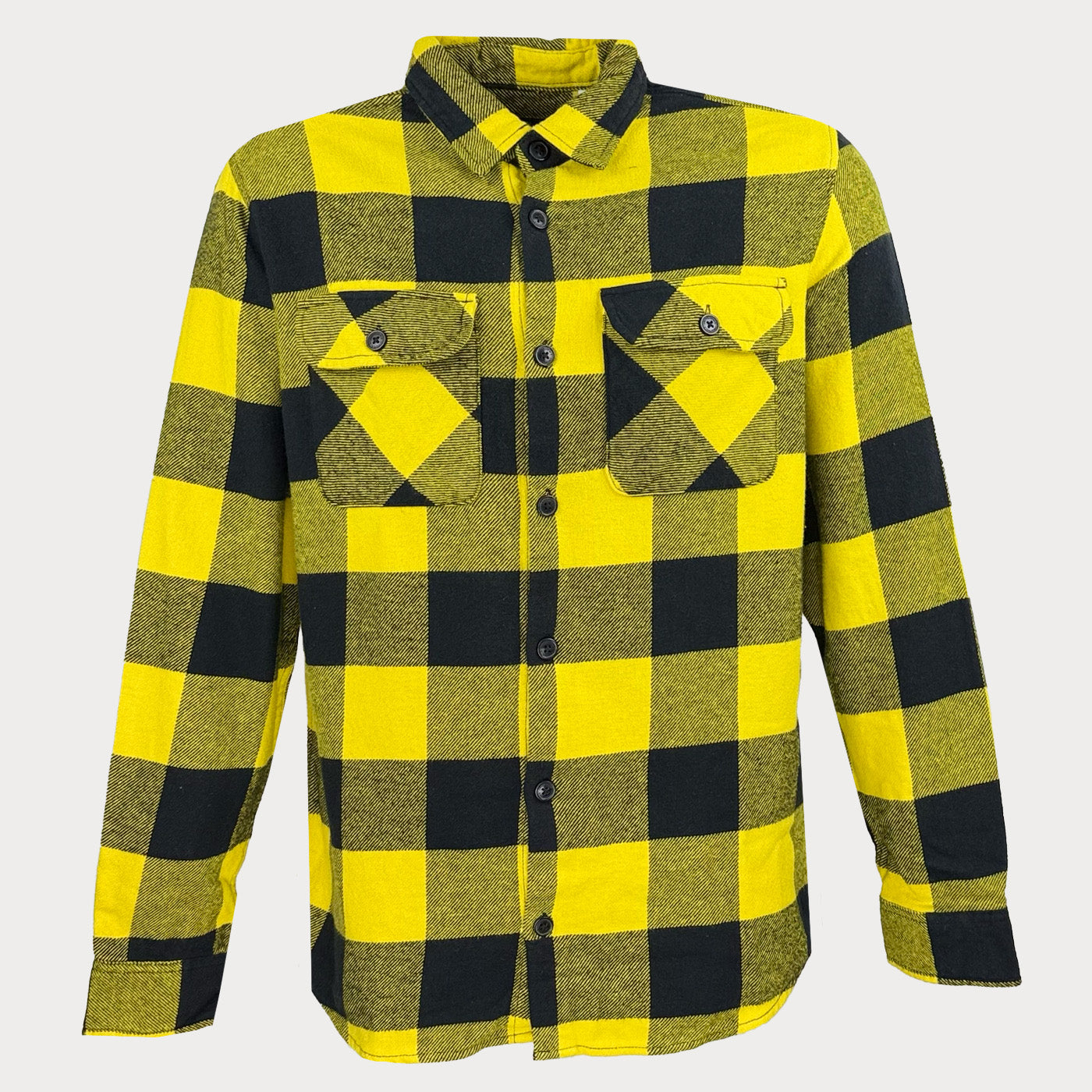 Мъжка жълта карирана риза Jack&Jones Overshirt