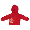 Памучен суитшърт за момиче със сваляща се качулка Boboli-3