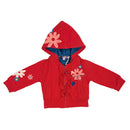 Памучен суитшърт за момиче със сваляща се качулка Boboli-2