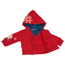 Памучен суитшърт за момиче със сваляща се качулка Boboli-4